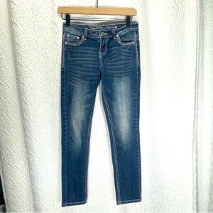 REVOLT JEANS Revoltution by revolt Jeans, Size 12, Straight Leg, Dark Wash